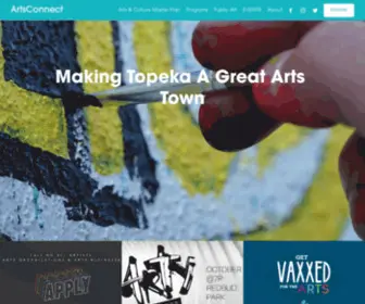 Artsconnecttopeka.org(Working to make Topeka a great arts town) Screenshot