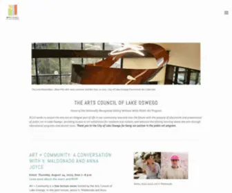 Artscouncillo.org(Arts Council of Lake Oswego) Screenshot