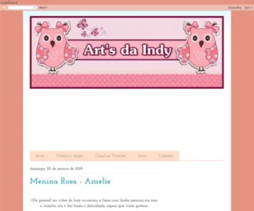 Artsdaindy.com.br(Art's da Indy) Screenshot