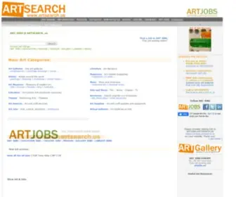 Artsearch.us(ART DIRECTORY) Screenshot