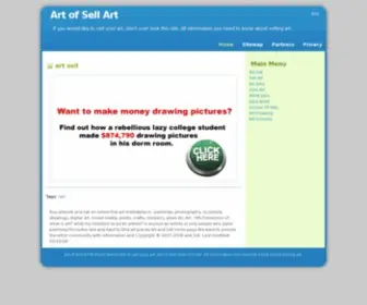 Artsellart.com(Art of Sell Art) Screenshot