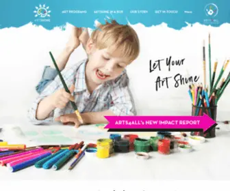 Artshine.ca(Subscription Art Boxes for Kids) Screenshot