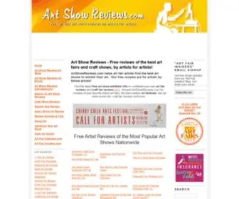Artshowreviews.com(Art Show Reviews) Screenshot