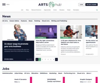 Artshub.com.au(The home of the Australian arts industry. ArtsHub) Screenshot