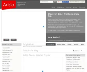 Artsia.com(A prestigious and artistic name ready to thrive. Perfect for business ideas like an art gallery) Screenshot