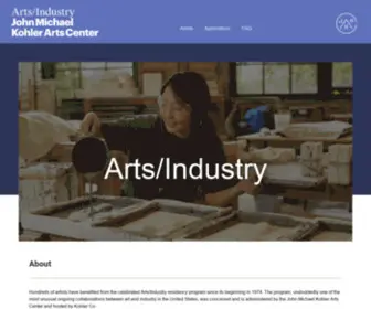 Artsindustry.org(Arts Industry) Screenshot