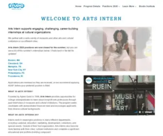Artsintern.org(Studio Institute) Screenshot