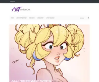 Artsketch.org(Your Digital Art Destination) Screenshot