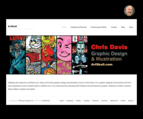 Artskull.com(Chris Davis) Screenshot