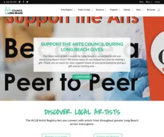 ARTSLB.org(Arts Council for Long Beach) Screenshot