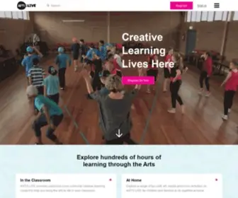 Artslive.com(Arts:live) Screenshot