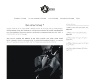 Artsmag.fr(ARTS MAGAZINE) Screenshot