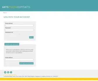 Artsmediacontacts.net(Arts Media Contacts) Screenshot