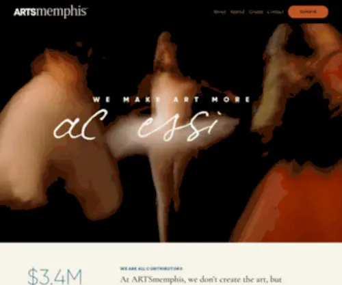 Artsmemphis.org(Artsmemphis) Screenshot