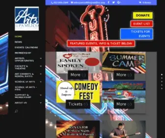 Artsofthepamlico.org(Arts Of The Pamlico) Screenshot