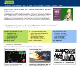 Artsology.com(Art Games for Kids) Screenshot