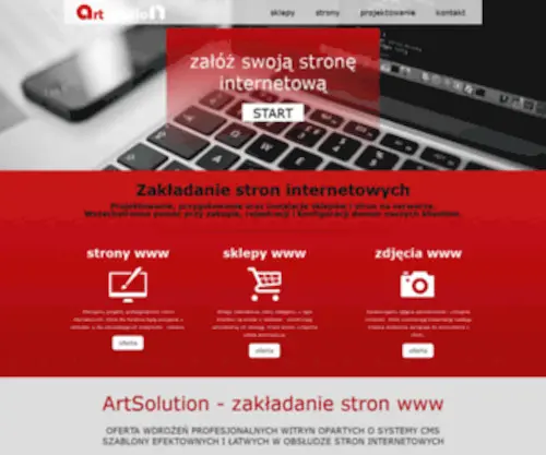 Artsolution.pl(Zakładanie stron internetowych) Screenshot