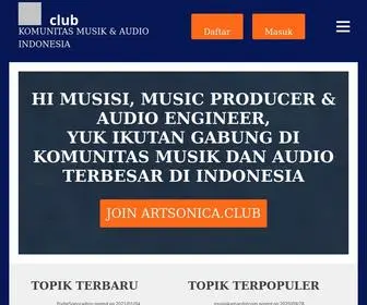 Artsonica.club(Komunitas Musisi dan Produser Musik Indonesia) Screenshot