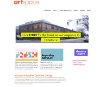 Artspacenc.org(Artspace Raleigh North Carolina Artist Studios Art Gallery) Screenshot