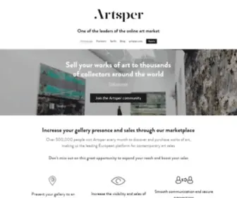 Artsper-For-Galleries.com(Contemporary Artworks for Sale) Screenshot