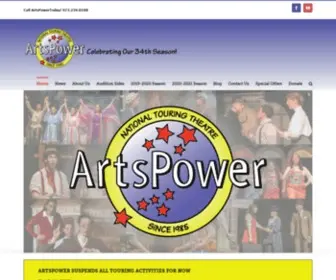 Artspower.org(ArtsPower National Touring Theatre) Screenshot