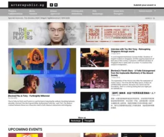 Artsrepublic.sg(Arts Republic) Screenshot