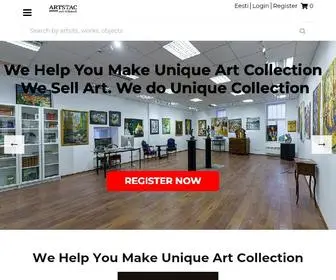 Artstac.com(ARTSTAC Art Gallery Tallinn) Screenshot