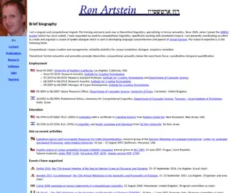 Artstein.org(Ron) Screenshot