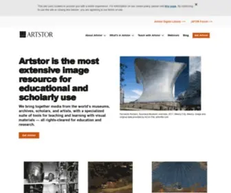 Artstor.org(Home) Screenshot