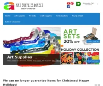 Artsuppliesdirect.com(Art Supplies) Screenshot