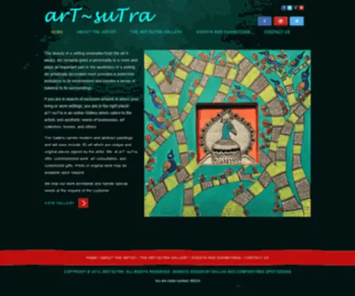 Artsutracreations.com(Modern and abstract paintings Dallas Texas) Screenshot