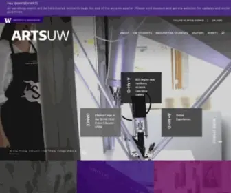 Artsuw.org(Arts at the University of Washington) Screenshot