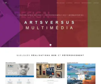 Artsversusmultimedia.com(Création Web Référencement Sherbrooke) Screenshot