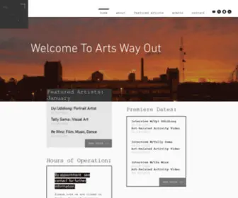 Artswayout.com(Arts Way Out) Screenshot