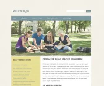 ArtsyQR.com(Useful Guides For All Essay Writers) Screenshot