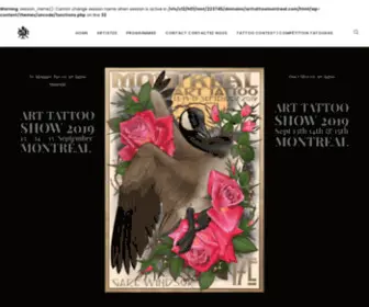 Arttattoomontreal.com(EXPOSANTS : – Art Tattoo Show Montréal 2022) Screenshot