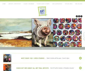 Arttrail.com(A Program of Community Arts Partnership) Screenshot