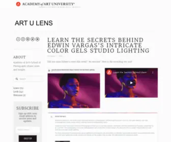 Artulens.com(ART U Lens) Screenshot