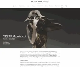 Arturamon.com(Galeria d'Art i Antiquari en Barcelona) Screenshot