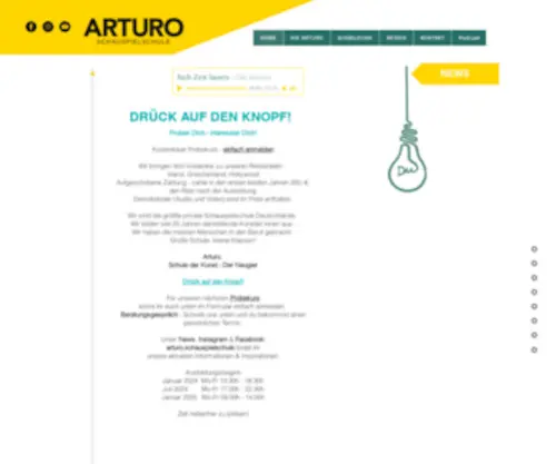 Arturo-Schauspielschule.de(Köln) Screenshot
