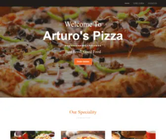 Arturospizzadelivery.com(Arturo's Pizza) Screenshot