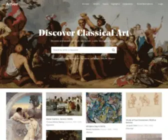 Artvee.com(Browse and download high) Screenshot