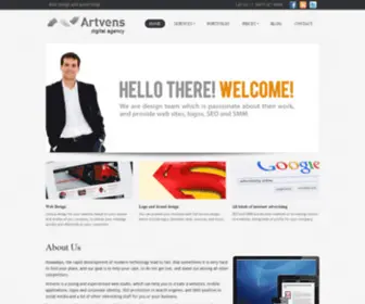 Artvens.com(Website Design Company Ukraine) Screenshot