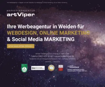 Artviper.com(ArtViper Marketingagentur) Screenshot