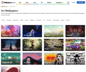 Artwallpapers.biz(75 Art Wallpapers For FREE) Screenshot