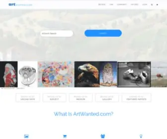 Artwanted.com(Art Community for Artists and Photographers) Screenshot