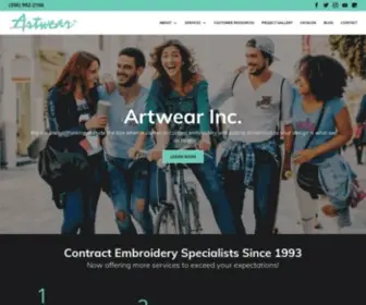 Artwearinc.com(Artwear Inc) Screenshot