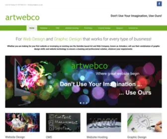 Artwebco.co.uk(Website and Graphic Design Swindon) Screenshot
