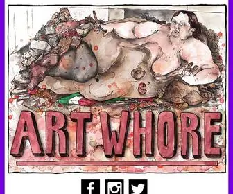 Artwhorecult.com(ART WHORE) Screenshot