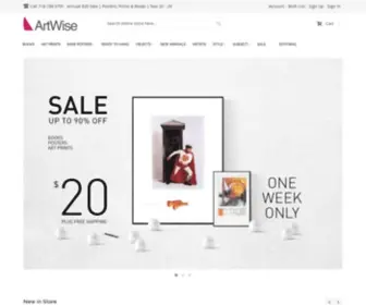 Artwiseonline.com(Art Wise Premium Posters) Screenshot